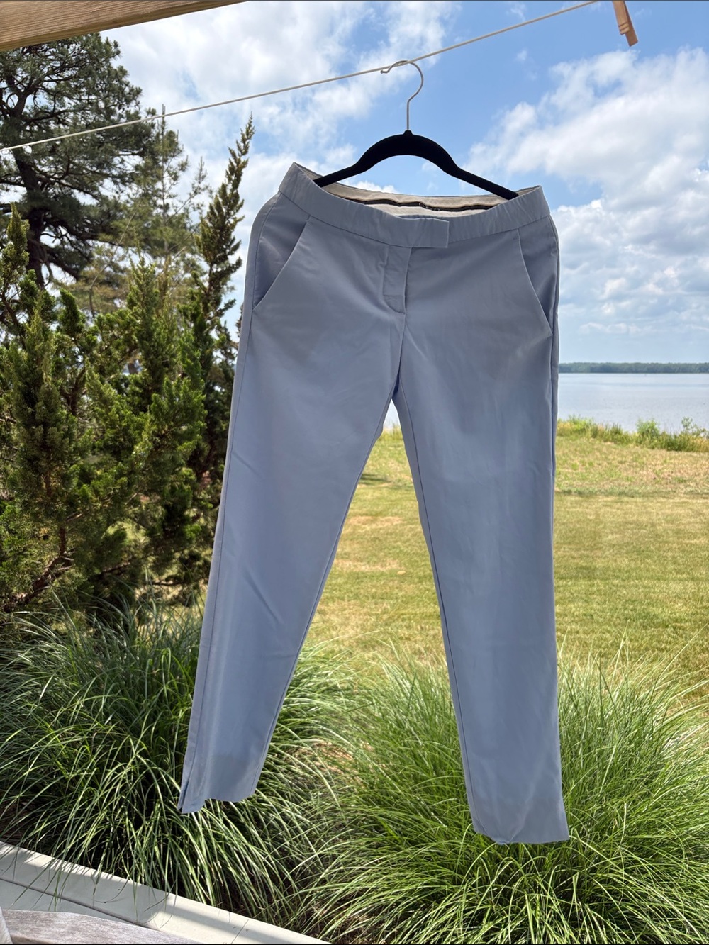 Theory Light Blue Dress Pants - Pale Blue
